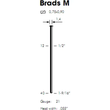 Hřebík Mikro bredy OMER M / 30 SS 316