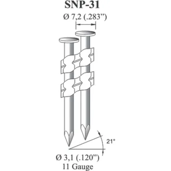 Hřebík Hladké hřebíky OMER SNP 31/ 70