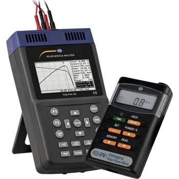 Luxmetr PCE Instruments PCE-PVA 100-SPM 1-KIT Fotovoltaická měřící sada 0 - 2000 W/m²