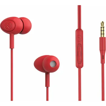 Sluchátka Tellur Basic Gamma wired in-ear headphones red