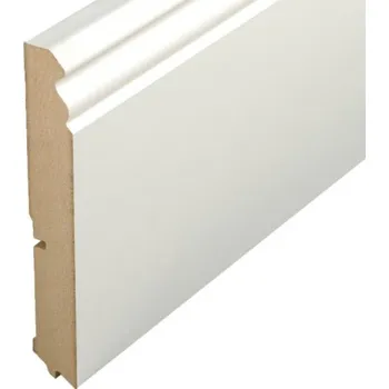 Podlahová lišta KGM MDF 627 LIŠTA BÍLÁ RAL 9016 2,4m