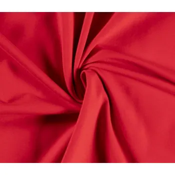 Bavlněný úplet s v červené barvě 10800/015