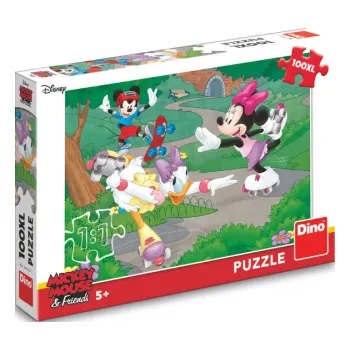 Puzzle Puzzle Minnie sportuje - 100XL dílků