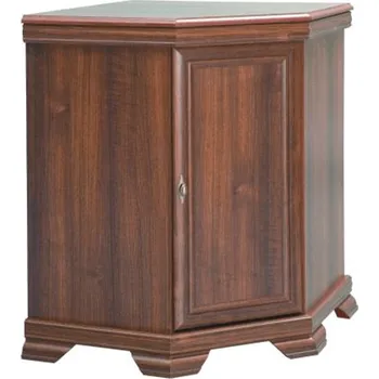 Komoda Rohová skříňka KORA, samoa king, hnědá