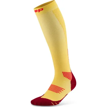 Dámské ponožky CEP kompresní podkolenky 5.0 - dámské - žlutá/červená Velikost: S