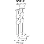 Kroucené hřebíky OMER SNP 38 /110 E ZN