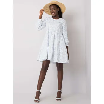 Dámské šaty Šaty 123 SK 187576.40P bílá a modrá XL