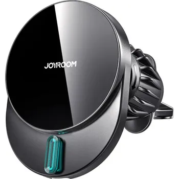 JOYROOM JR-ZS409 magnetický držák do auta do ventilační mřížky s bezdrátovým nabíjením pro iPhone - černý