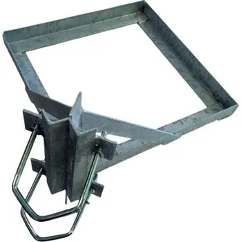 Anténní držák Držák dlaždice pro stožár UN délka úchytu 400mm, rám 500x500 do