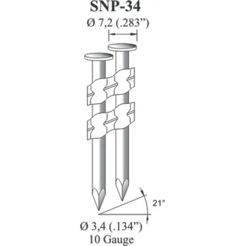 Hřebík Hladké hřebíky OMER SNP 34/100