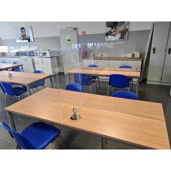 ochranný štít Ochranná přepážka GASTRO vel. 118 cm (pro stůl 120 x 80 cm)