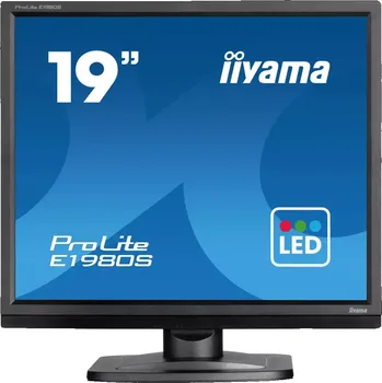 Monitor iiyama ProLite/E1980S/19"/TN/1280x1024/75Hz/3ms/Black/3R