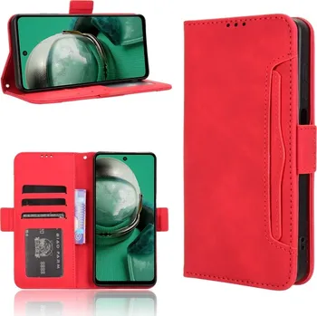 Pouzdro na tablet VSECHNONAMOBIL 111504 SLOT Peněženkový obal pro HMD Pulse / HMD Pulse+ červený