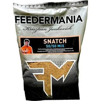 Návnadová surovina FEEDERMANIA - Krmná směs 50/50 Mix 800 g Snatch