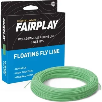 Cortland muškařská šnůra FairPlay Floating Blue Green Fresh/Salt|WF8F 84ft