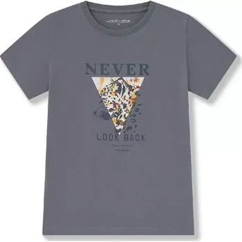 Chlapecké tričko s krátkým rukávem Wolf S2503 šedé