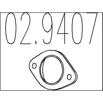 Těsnění výfuku MTS Těsnění výfukové trubky MTS 02.9407