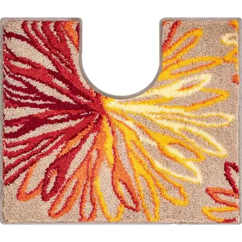 Koupelnová předložka GRUND ART - Koupelnová předložka oranžovo-béžová Rozměr: 50x60 cm s výřezem pro WC