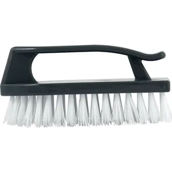 Parní čistič MSV kartáč s rukojetí, tmavě šedý, plast, 15, 5 x 6 x 7 cm