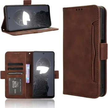 Pouzdro na tablet VSECHNONAMOBIL 111492 SLOT Peněženkový obal pro HMD Fusion hnědý