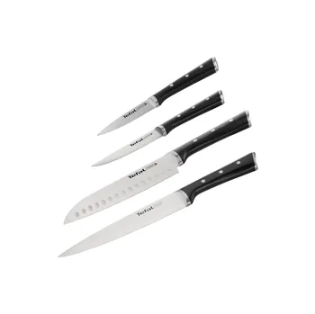 Kuchyňský nůž Akční set nožů Tefal Ice Force vykrajovací, univerzální, santoku a kuchyňský