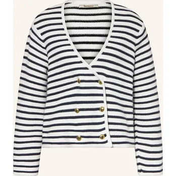 Dámský svetr Barbour Dámský Svetr Abby, bílá / tmavě modrá, 42