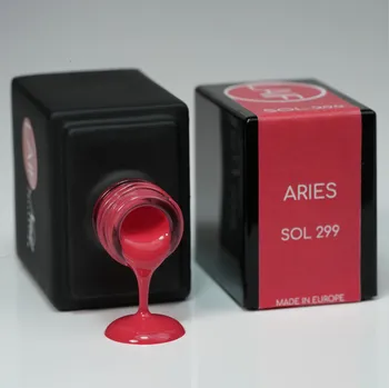 Umělé nehty Laif Gel lak červený SOL - 299 Aries 10ml