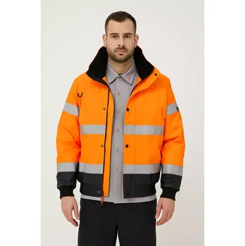 reflexní vesta Zateplený reflexní bomber 3v1, PORTWEST HI-VIS BOMBER CONTRAST C465