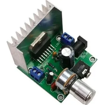 Vývojová deska Modul audio zesilovače (dvoukanálový) s DC konektorem - TDA7297