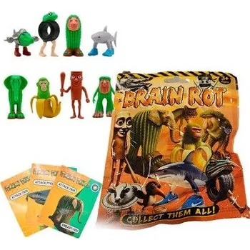 Figurka HIT! Brain Rot figurka v sáčku - mystery pack Italian Brainrot (náhodná figurka + 3 karty)