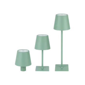 Lampička LEDLINE Stolní lampička TAZA 3,5W 400lm CCT IP54 2x2000mAh 4in1 Barva: Zelená