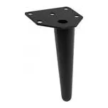 GTV ANCHOR nábytková noha, H=130 mm, ocel, černá matná