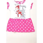 šaty letní dívčí, Wendee, OZ19202-0, růžová - 98 | 3roky