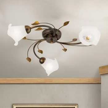 Orion DL 7-788/3 - Přisazený lustr SISI 3xE14/40W/230V pr. 60 cm bronz/patina