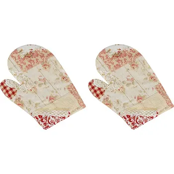 Chňapka Bellatex Kuchyňská chňapka - 2ks Růžová,Béžová