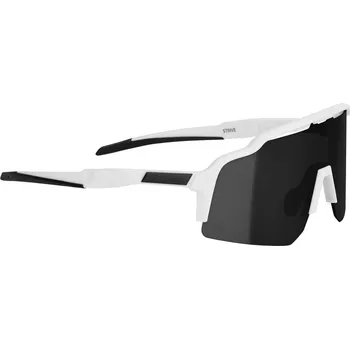 cyklistické brýle brýle FORCE STRIVE bílé, černé zrc. sklo