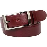 Penny Belts UNI kožený opasek 235-020-1 bordó