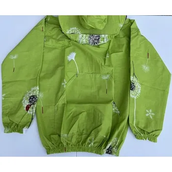 Včelařská blůza s maskou (bunda) Barvy: Zelená s pampeliškou, Velikosti: 50-52