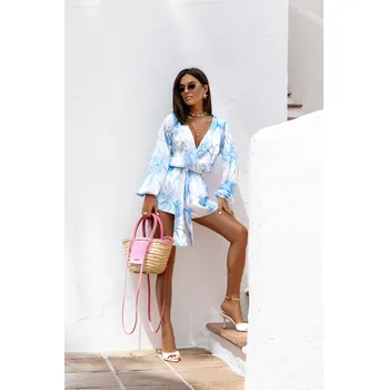 Dámské kalhoty LaBalancia Overal Sintra Anilea bílomodrá Velikost: M/L