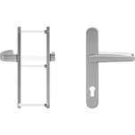 Dveřní kování klika-klika BLAUGELB nízká NGT35, PZ92, F1 stříbrná