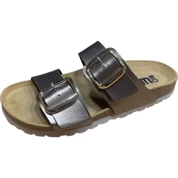 Dámské pantofle Bio Life Pisa dámské zdravotní pantofle bronz zlatá spona Barva: Bronz, Velikost: 41