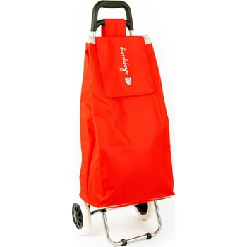 Nákupní taška Nákupní taška na dvou kolečkách 50 l Worldline 028 červená