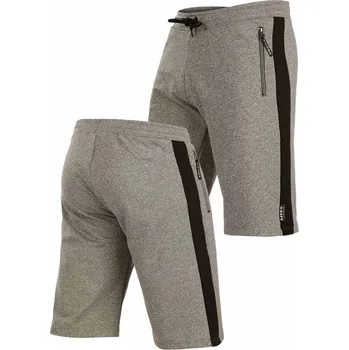Litex Pánské sportovní kraťasy 5F230 tmavě šedé melé M