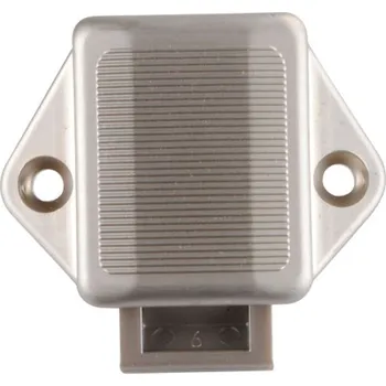 Zámek na kolo Zámek Push-Lock Mini, niklovaný