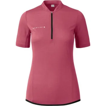 cyklistický dres Dámský cyklistický dres Martini Sportswear FLOWTRAIL 1/2 zip - růžová XL