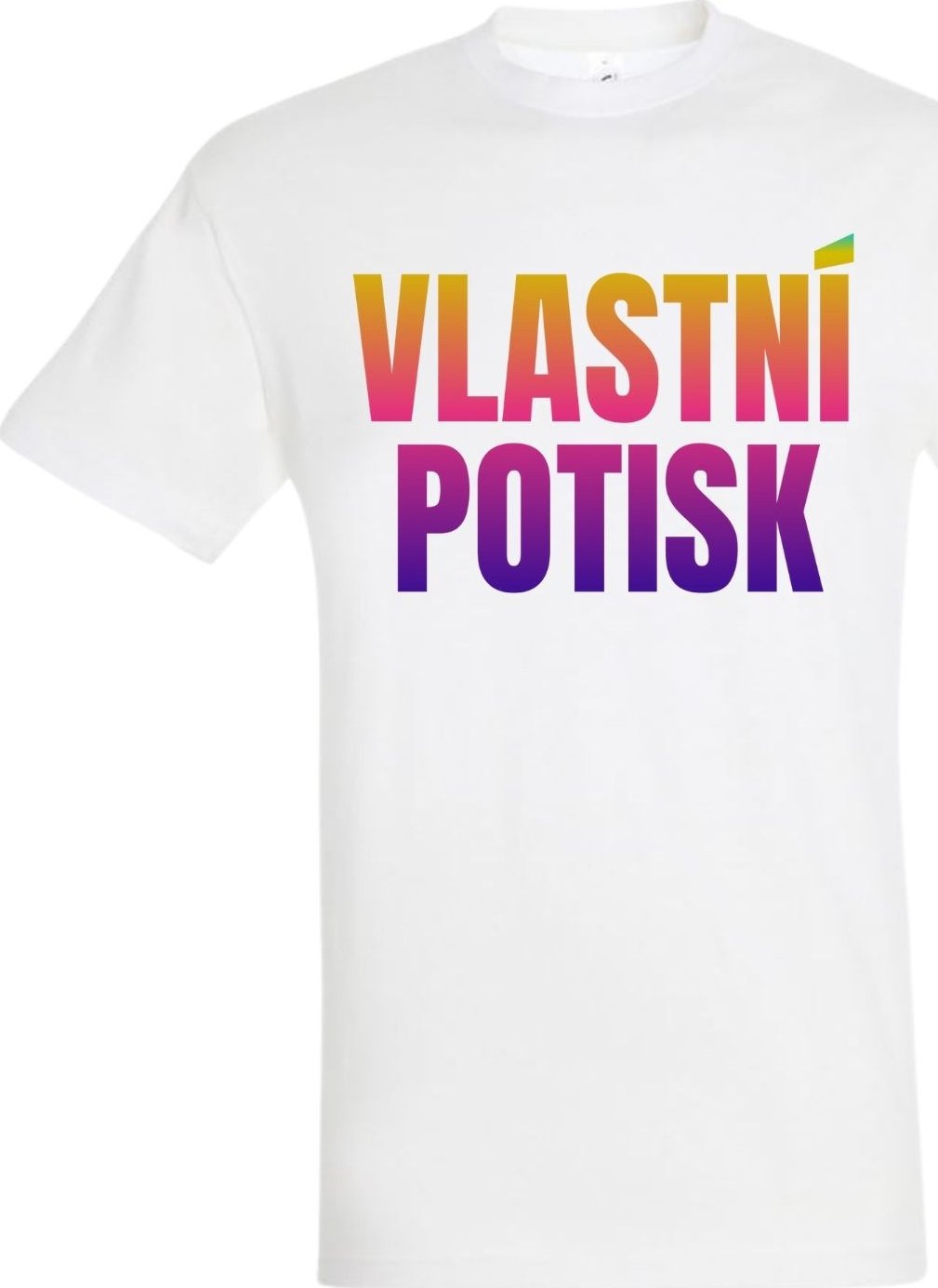 Pánské tričko (unisex) SOL'S IMPERIAL 190g bílé + POTISK TR02PB
