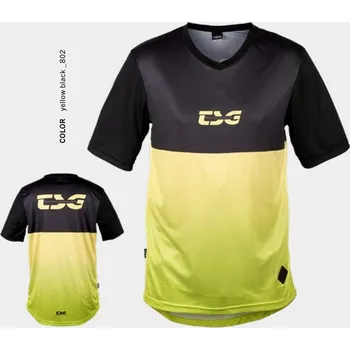 cyklistický dres Tsg Bike Dres TSG, Waft SS yellow/black 2025 Velikost: L