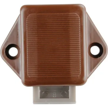 Zámek na kolo Zámek Push-Lock Mini, hnědý