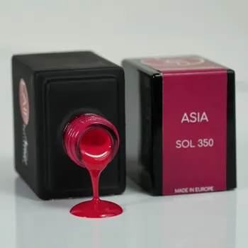 Umělé nehty Laif Gel lak červený SOL - 350 Asia 10ml
