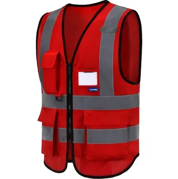 Jednorázový oděv Bezpečnostní vesta AYKRM červená XS